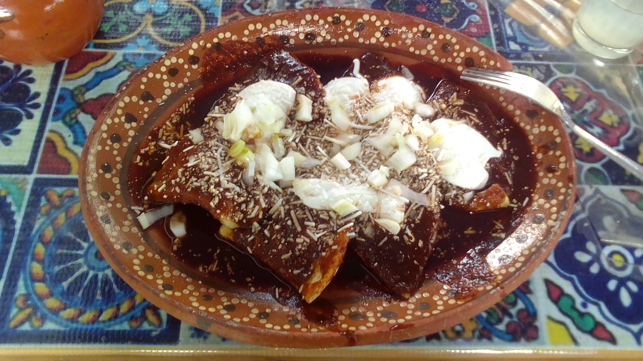 <span style="font-weight: bold;">Chilaquiles rellenos</span>